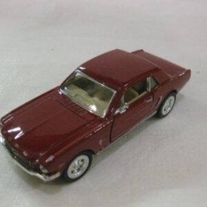 1964 1/2 Ford Mustang In Red Diecast 1:36 Scale By Kinsmart