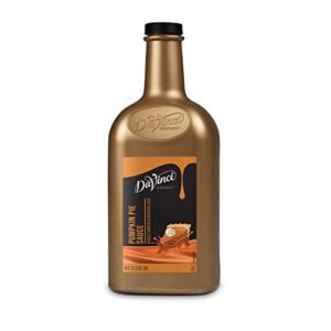 davinci gourmet pumpkin pie sauce, 64 fluid ounce (pack of 1)