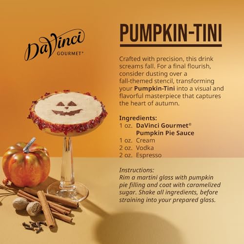 DaVinci Gourmet Pumpkin Pie Sauce, 64 Fluid Ounce (Pack of 1)