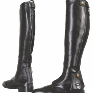 TuffRider Ladies Regal Field Boots | Color - Black | Size - 9 | Shape - Regular