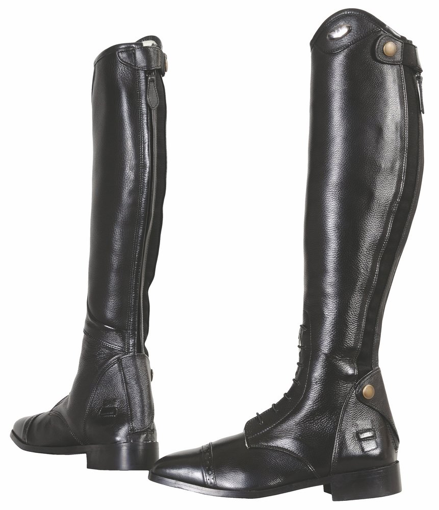 TuffRider Ladies Regal Field Boots | Color - Black | Size - 9 | Shape - Regular