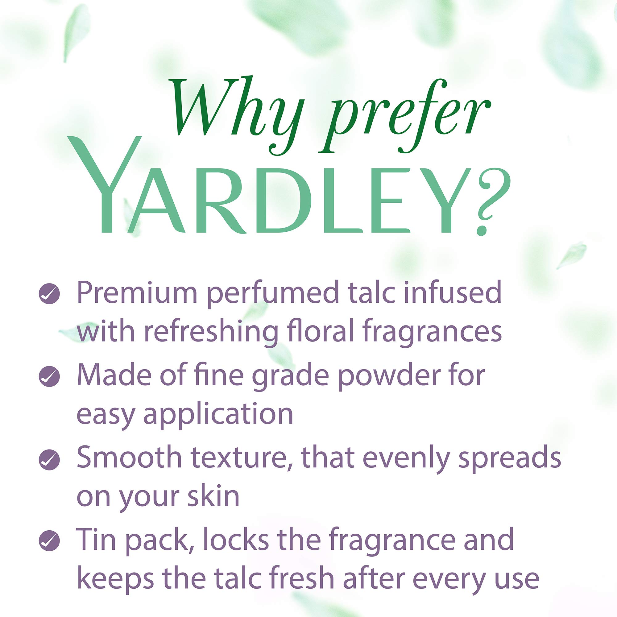 Yardley London Perfumed Talc Jasmine 100g