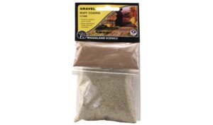 woodland scenics c1289 medium buff gravel