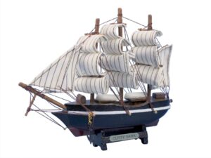 hampton nautical cutty sark tall ship, 7",brown