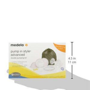 Medela Pump in Style Advanced Double Pumping Kit with Authentic Medela Spare Parts, Includes Breast Shields, Connectors, and Accessory Bag, Made Without BPA