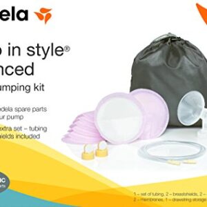 Medela Pump in Style Advanced Double Pumping Kit with Authentic Medela Spare Parts, Includes Breast Shields, Connectors, and Accessory Bag, Made Without BPA