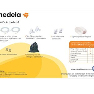 Medela Pump in Style Advanced Double Pumping Kit with Authentic Medela Spare Parts, Includes Breast Shields, Connectors, and Accessory Bag, Made Without BPA