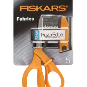 Fiskars Crafts 8150 RazorEdge Fabric Shears, 5-Inch