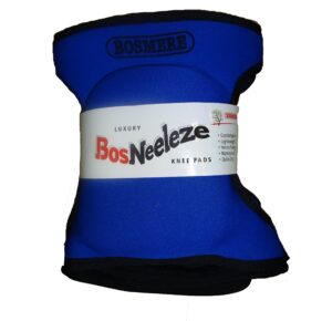bosmere g127b bosneeleze luxury garden knee pads, blue