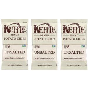 kettle chips unsalted 8.5 ounce (pack of 3)