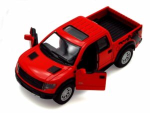 kinsmart 2013 ford f-150 svt raptor supercrew (red)