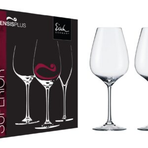 Eisch Superior Petite Syrah Sensis Plus Lead-Free Crystal Wine Glass, Set of 2, 21-Ounce