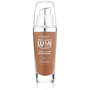 l'oreal true match lumi healthy luminous makeup, nut brown/cocoa [c7-8], 1 oz