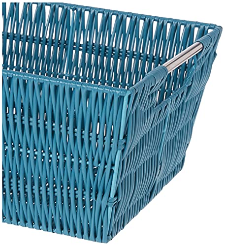 Whitmor Rattique Storage Baskets - Berry Blue - (3 Piece Set)