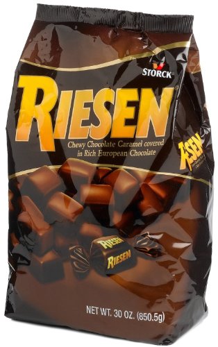 Riesen Chewy Chocolate Caramel Covered in Rich European Chocolate 30 Oz Bags Individually Wrapped Pieces