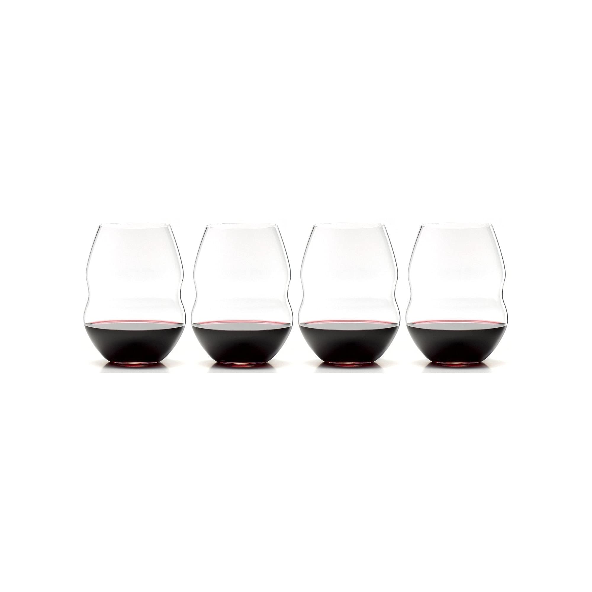 Riedel Swirl Stemless Red Wine Glass, Set of 4