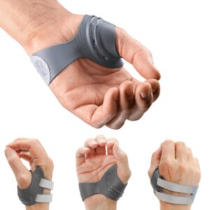 push metagrip cmc thumb brace for osteoarthritis cmc joint pain. stabilizes thumb cmc joint without limiting hand function. (right, medium)