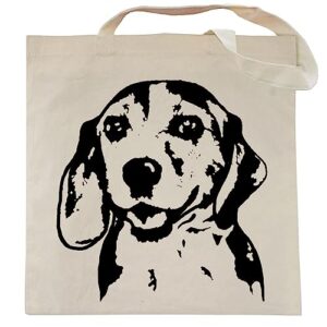 pet studio art george the beagle tote bag