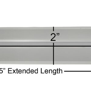 Replacement Chrome Gas Lift Pneumatic Cylinder - Medium Drafting Stool Height - S6132