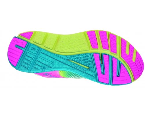 Gel Super J33 - Womens - White/Lime/Flash Pink