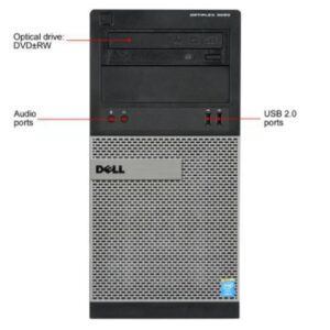Dell OptiPlex 3020 MT Desktop PC - Intel Core i5 3.2GHz Quad Core - 4GB RAM - 500GB 7200RPM HDD - DVD Writer - Win 7 Pro (Pre-installed ) - No Monitor