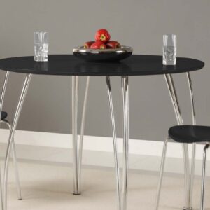 DHP Bentwood Round Dining Table Top, Contemporary Design for your Kitchen, Legs sold separately - Black, Medium