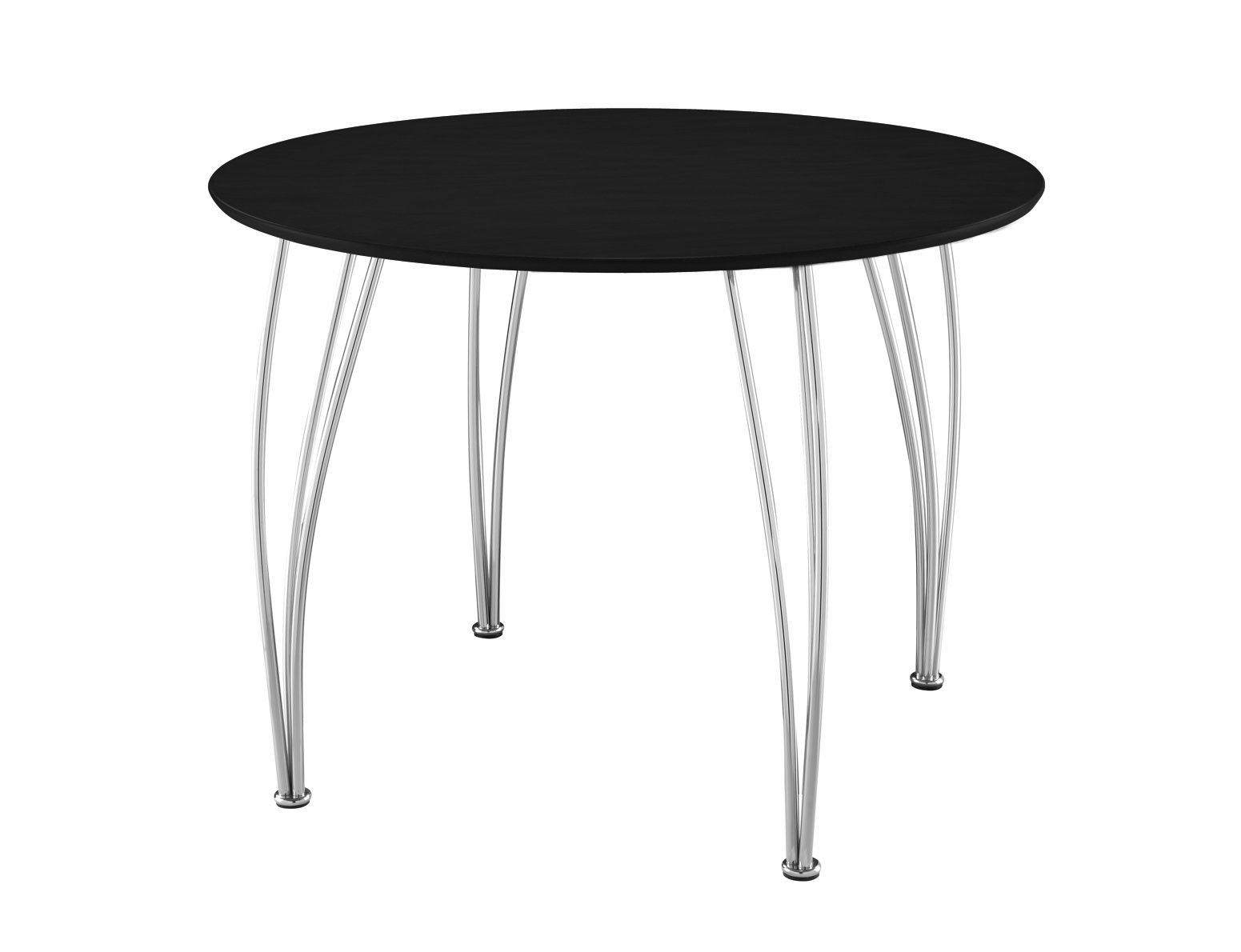 DHP Bentwood Round Dining Table Top, Contemporary Design for your Kitchen, Legs sold separately - Black, Medium