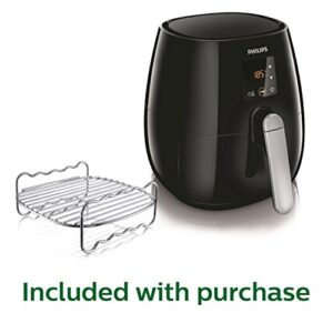 Philips Kitchen Appliances Philips Digital Airfryer, The Original Airfryer, Fry Healthy with 75% Less Fat, Black HD9230/26