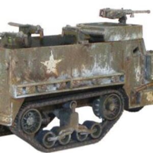 Warlord Bolt Action M3A1 Halftrack 1:56 WWII Military Wargaming Plastic Model Kit, Small