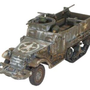 Warlord Bolt Action M3A1 Halftrack 1:56 WWII Military Wargaming Plastic Model Kit, Small