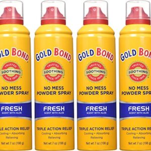 Gold Bond Fresh Powder Sp Size 7oz, Pack of 4