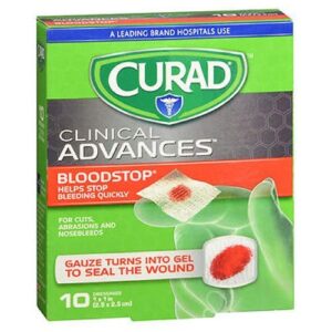 curad blood stop packets 1 x 1 inch, 1 x 1 inch 10 each (pack of 3)