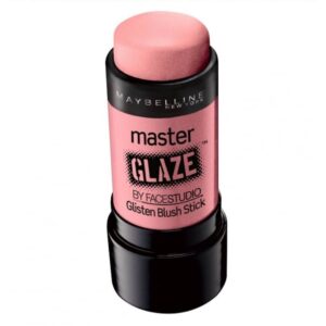 maybelline new york face studio master glaze glisten blush stick, just-pinched pink, 0.24 ounce