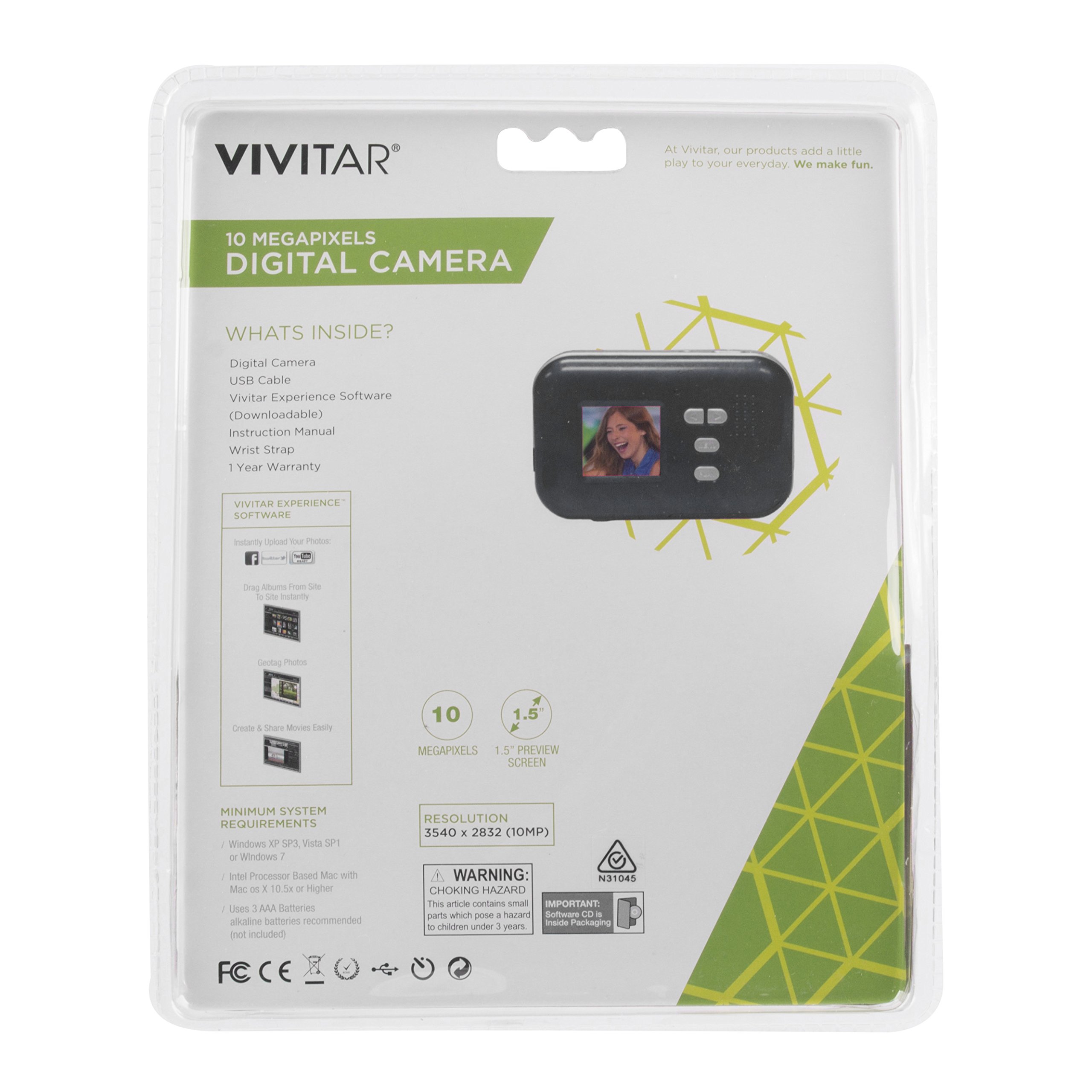 Vivitar 5.1MP Digital Camera - Color and Style May Vary