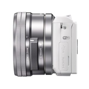 Sony NEX-5TL/W Mirrorless Digital Camera with 16-50mm Power Zoom Lens (White)