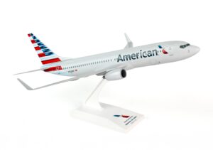 daron skymarks american 737-800 new livery model kit (1/130 scale) , white, unisex