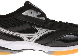 Mizuno Women's Wave Rally 5 Volley Ball Shoe,Black/Silver,6 M US