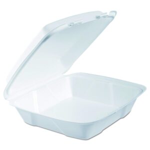 dcc90ht1r - foam hinged lid containers