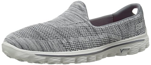 Skechers Performance Women's Go Walk 2 - Hypo Sneaker, Grey, 8 US