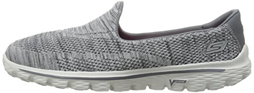 Skechers Performance Women's Go Walk 2 - Hypo Sneaker, Grey, 8 US