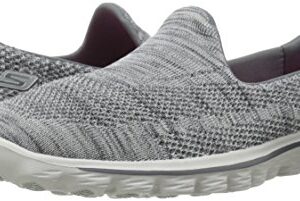 Skechers Performance Women's Go Walk 2 - Hypo Sneaker, Grey, 8 US