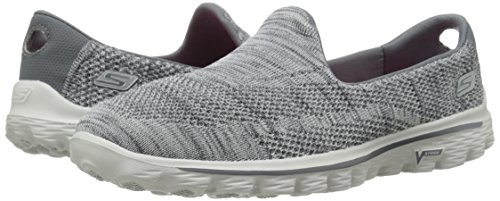 Skechers Performance Women's Go Walk 2 - Hypo Sneaker, Grey, 8 US