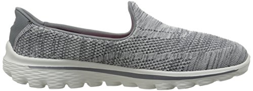 Skechers Performance Women's Go Walk 2 - Hypo Sneaker, Grey, 8 US