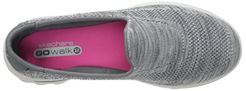 Skechers Performance Women's Go Walk 2 - Hypo Sneaker, Grey, 8 US