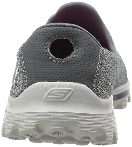 Skechers Performance Women's Go Walk 2 - Hypo Sneaker, Grey, 8 US