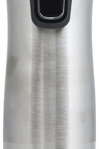 Contigo West Loop Stainless Steel Vacuum-Insulated Travel Mug with Spill-Proof Lid, Keeps Drinks Hot up to 5 Hours and Cold up to 12 Hours, 16oz Steel/Black