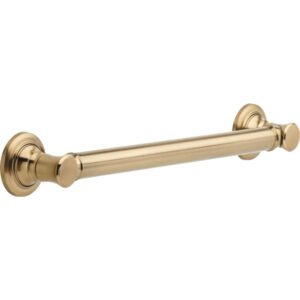 Delta-faucet 41618-CZ Traditional Decorative ADA Grab Bar, 18-Inch, Champagne Bronze