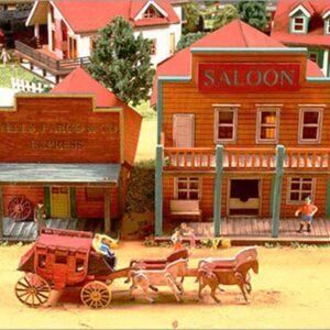 DESKTOP Wooden Model Kit Western Salong by Young Modeler