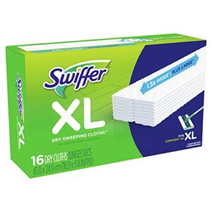 swiffer sweeper x-large dry sweeping cloth refills unscented 16 count