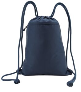 tec durable drawstring backpack/cinch sack backpack/string pack (navy)